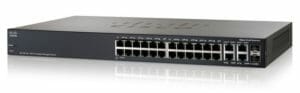 Image shows a Cisco small business switch - 24 ports.