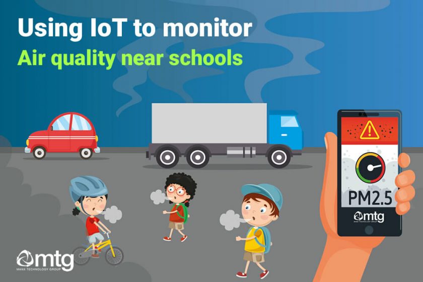 Monitoring air quality near schools